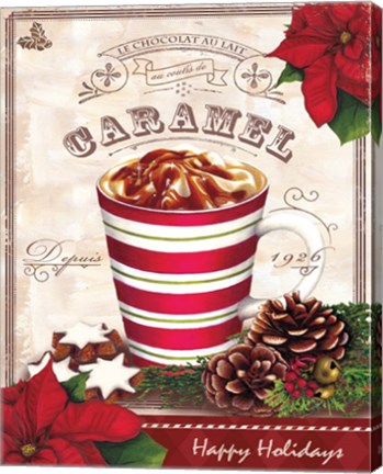 Framed Hot Cocoa Caramel Print