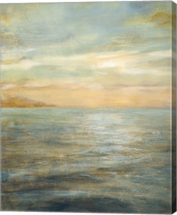 Framed Serene Sea II Print