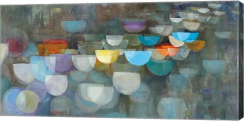Framed Blurry Lights Print