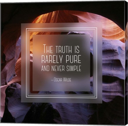 Framed Truth is Rarely Pure - Canyon Print