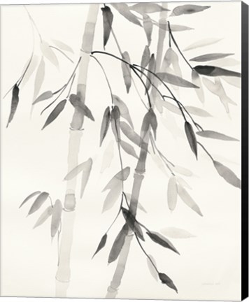 Framed Bamboo Leaves V Print