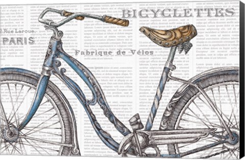 Framed Bicycles IV Print