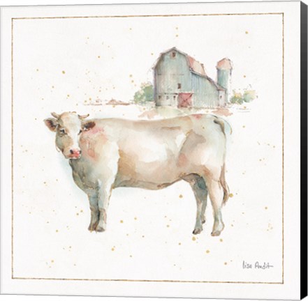 Framed Farm Friends VIII Print