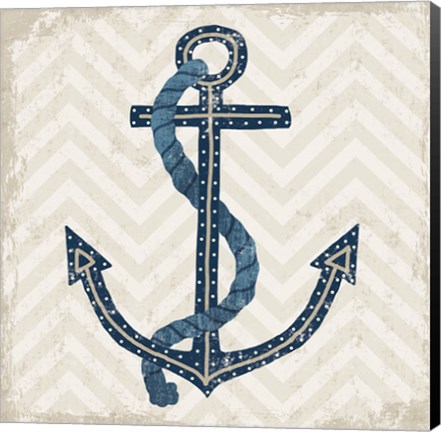 Framed Nautical Anchor Print