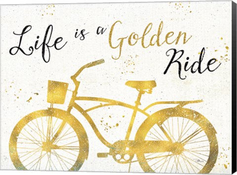 Framed Golden Ride III Print