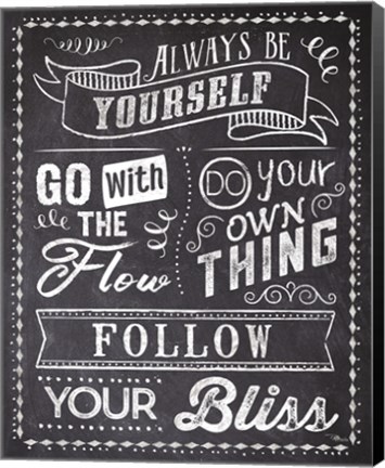 Framed Just Be You I Print
