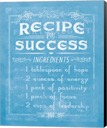 Framed Life Recipes II Blue Print