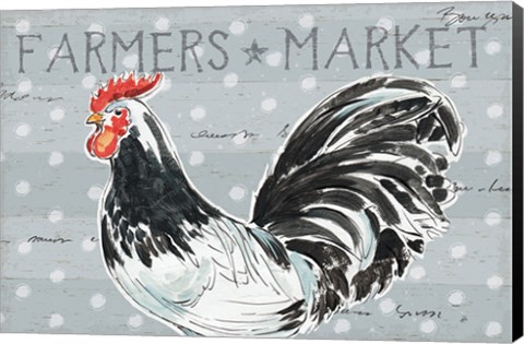 Framed Roosters Call I Print