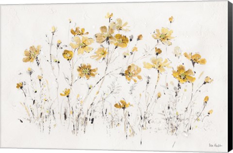 Framed Wildflowers I Yellow Print