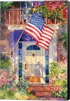 Framed Patriotic Home Print