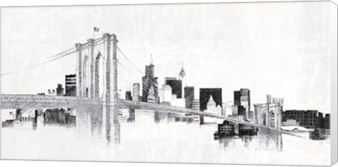 Framed Skyline Crossing Silver Print