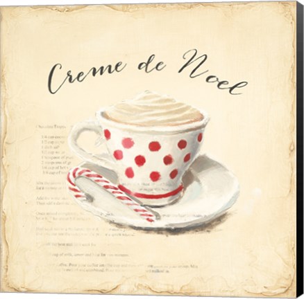 Framed Creme de Noel Print