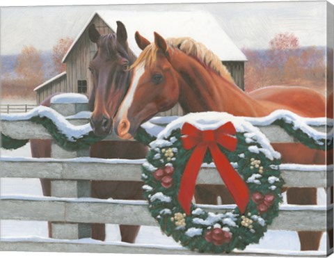 Framed Christmas in the Heartland II Print