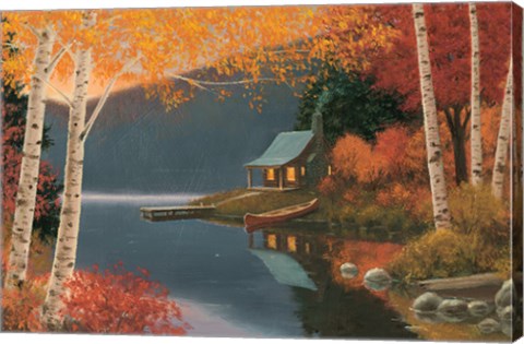 Framed Quiet Evening I Print