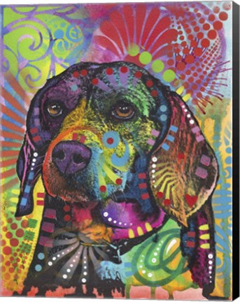 Framed Beagle Eagle Print