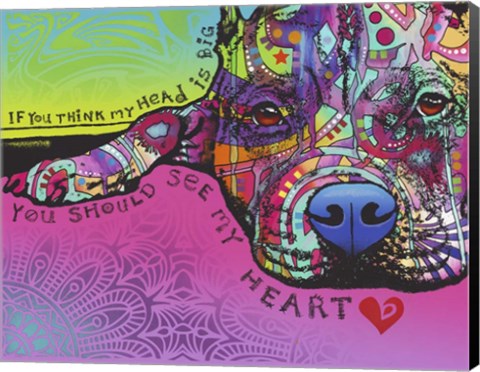 Framed You Should See My Heart Print