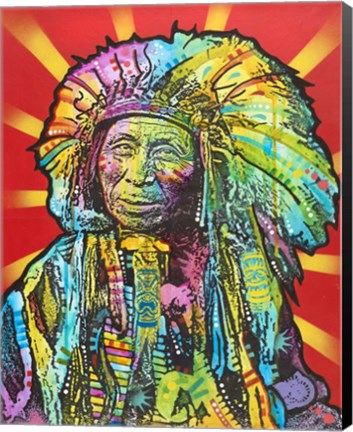 Framed Native American I Print