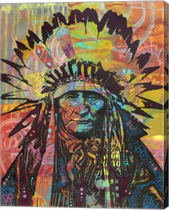 Framed Native American II Print