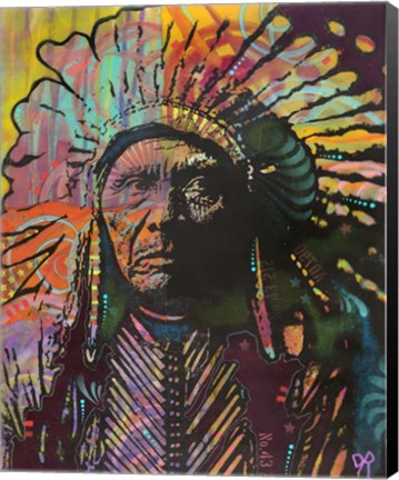 Framed Native American IV Print