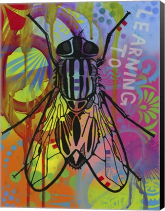 Framed Leaning to Fly Print
