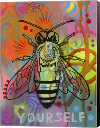 Framed Bee Yourself Print