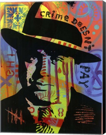 Framed Crime Doesn&#39;t Pay Print