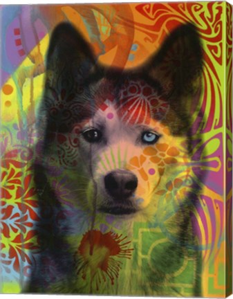 Framed Husky&#39;s Eye Print
