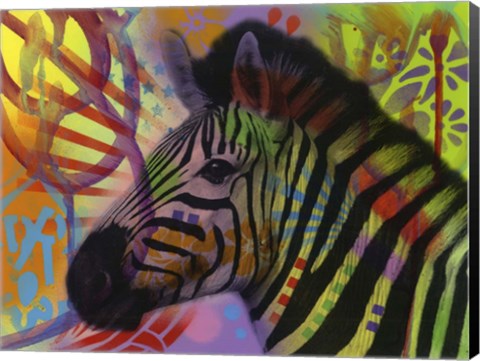 Framed Zebra Print