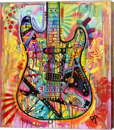 Framed Guitar Print