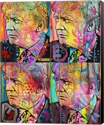 Framed Trump 4 Up Print