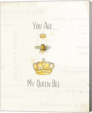 Framed Bee and Bee VI Print