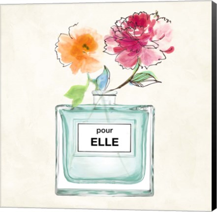 Framed Pour Elle II Print