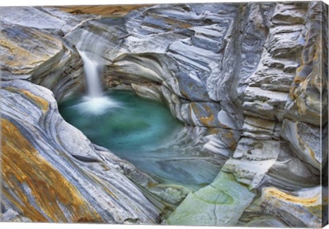 Framed Valle Verzasca, Switzerland Print