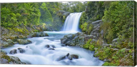 Framed Tawhai Falls, New Zealand Print