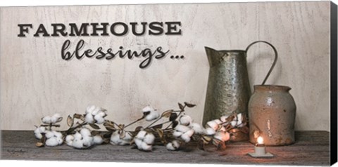 Framed Farmhouse Blessings Print