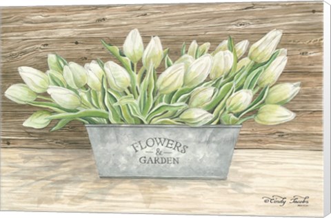 Framed Flowers &amp; Garden Tulips Print