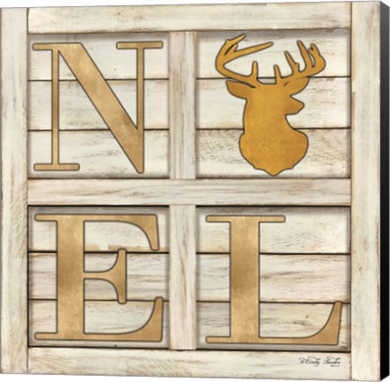 Framed Noel Deer Print