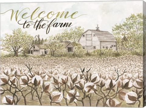 Framed Welcome to the Farm Print