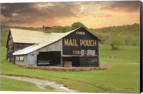 Framed Mail Pouch Barn Print