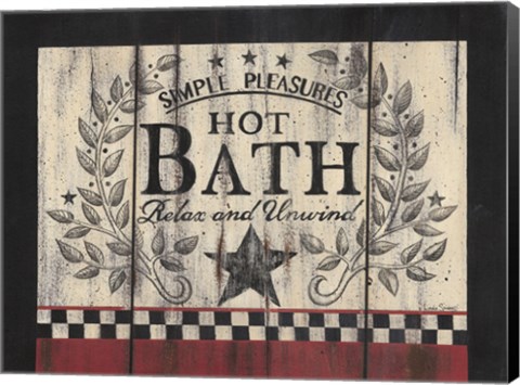 Framed Hot Bath Print