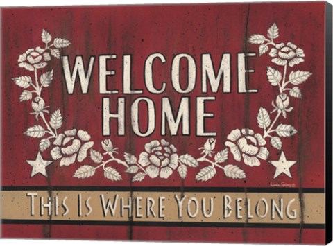 Framed Welcome Home Print