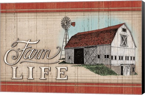 Framed Farm Life Print