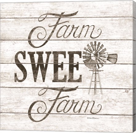 Framed Farm Sweet Farm Print