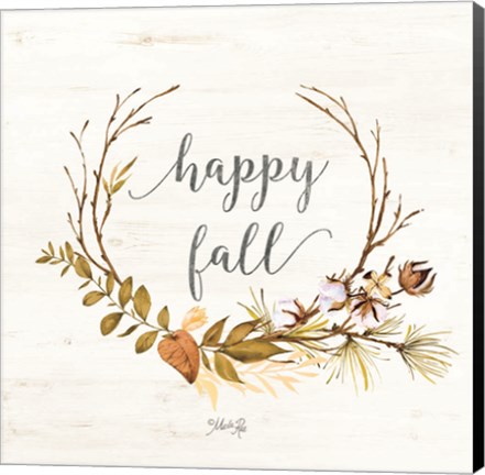 Framed Happy Fall Print