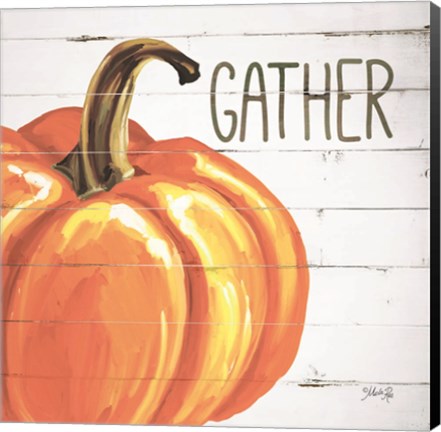 Framed Gather Pumpkin Print