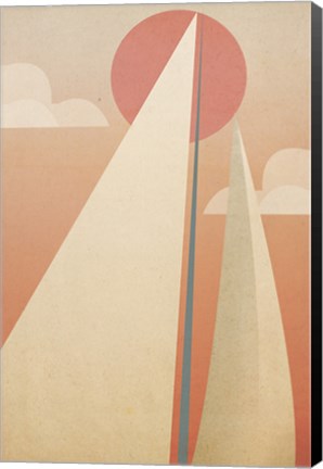 Framed Sails VI Print