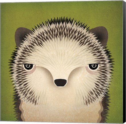 Framed Baby Hedgehog Print