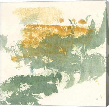 Framed Textured Gold II Print
