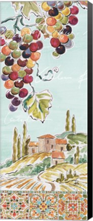 Framed Tuscan Breeze IV Print