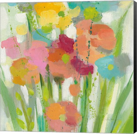 Framed Longstem Bouquet II Square II Print